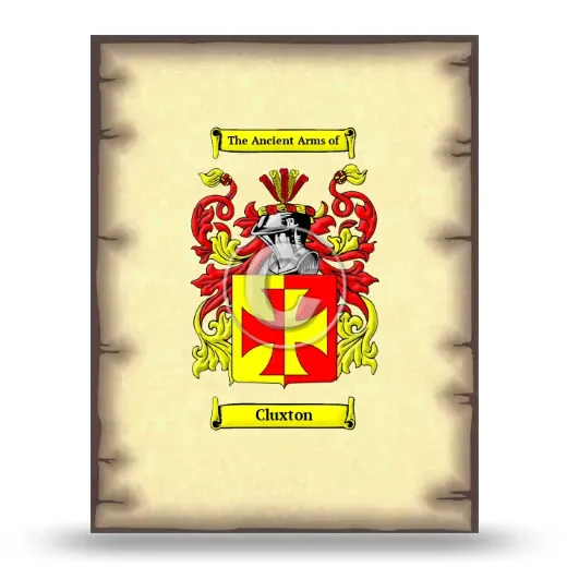 Cluxton Coat of Arms Print