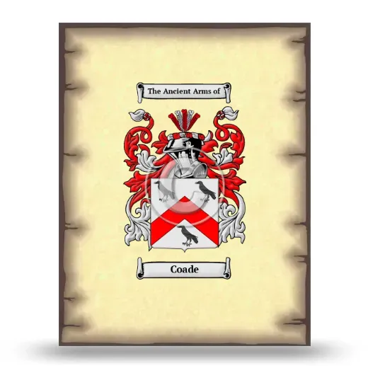 Coade Coat of Arms Print