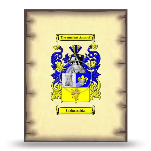 Cobarubia Coat of Arms Print