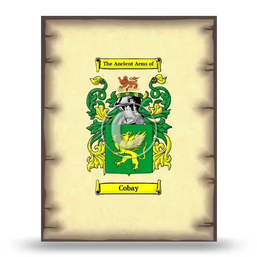 Cobay Coat of Arms Print