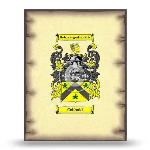 Cobbold Coat of Arms Print
