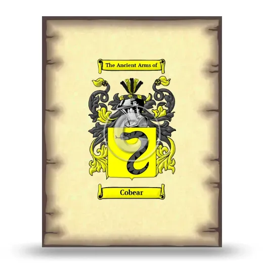 Cobear Coat of Arms Print