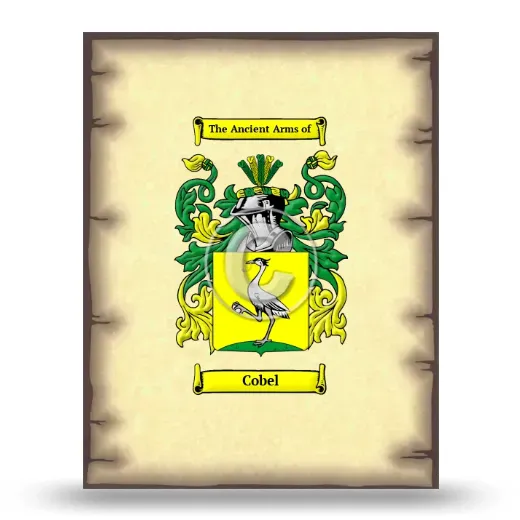Cobel Coat of Arms Print