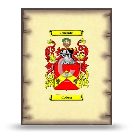 Coben Coat of Arms Print