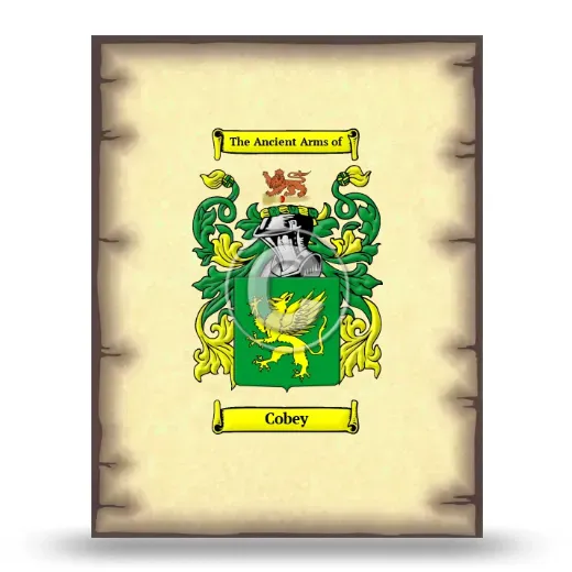 Cobey Coat of Arms Print