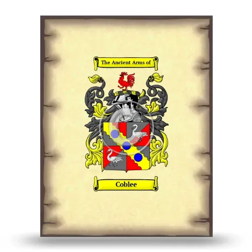 Coblee Coat of Arms Print