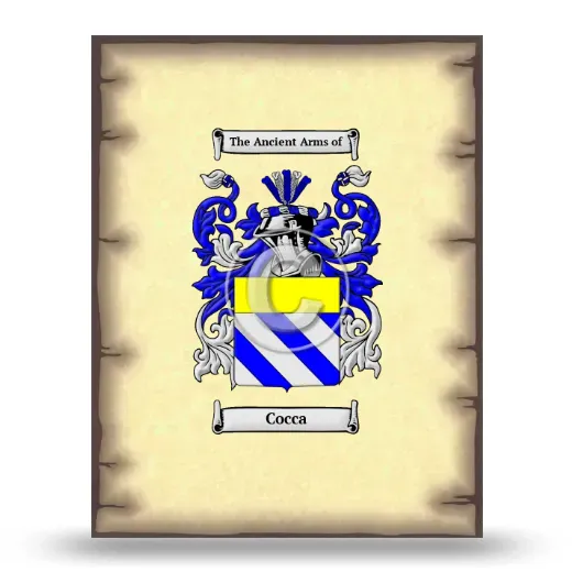 Cocca Coat of Arms Print