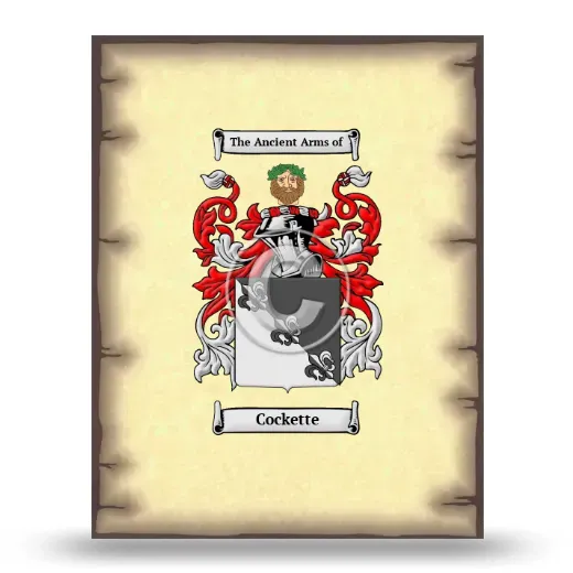 Cockette Coat of Arms Print