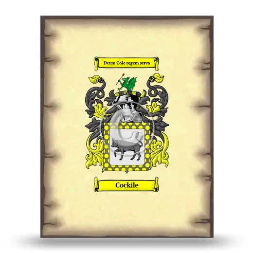Cockile Coat of Arms Print