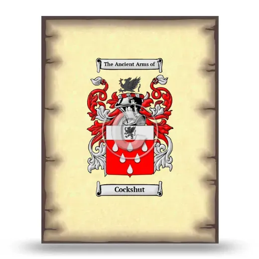 Cockshut Coat of Arms Print