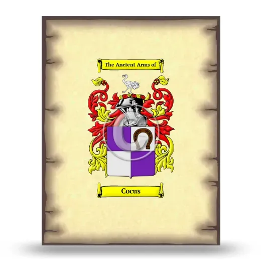 Cocus Coat of Arms Print