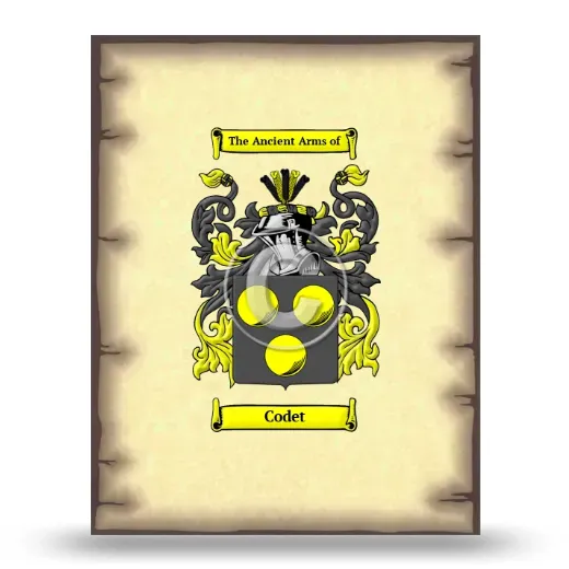 Codet Coat of Arms Print