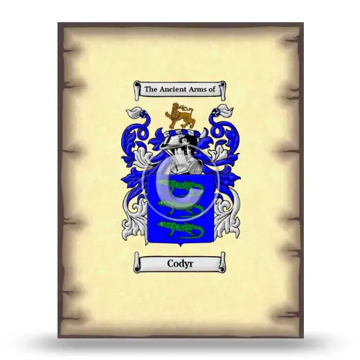 Codyr Coat of Arms Print