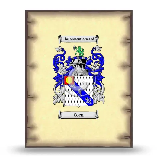 Coen Coat of Arms Print