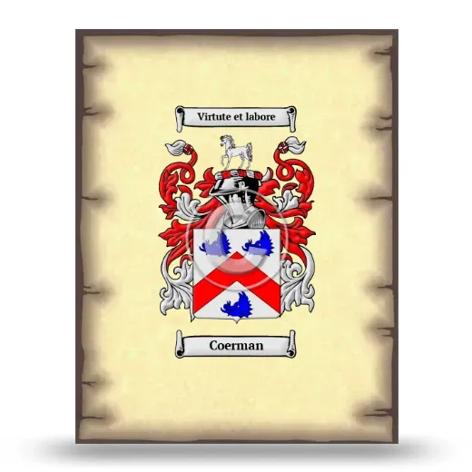 Coerman Coat of Arms Print