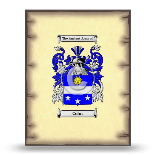 Cohn Coat of Arms Print