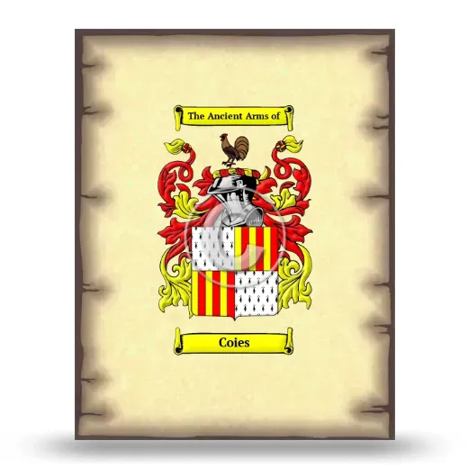 Coies Coat of Arms Print