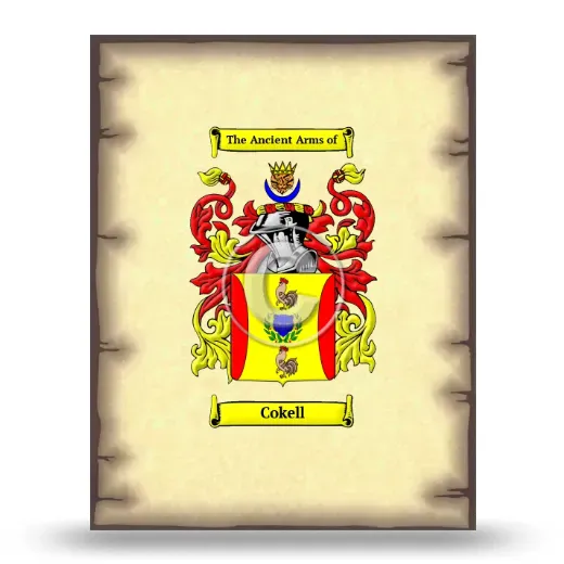 Cokell Coat of Arms Print