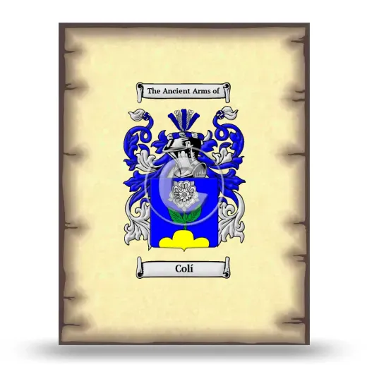 Colí Coat of Arms Print
