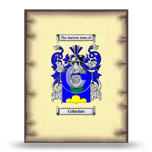 Colacino Coat of Arms Print