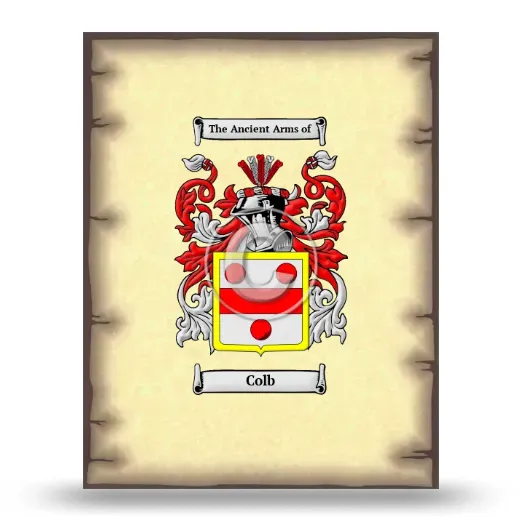 Colb Coat of Arms Print