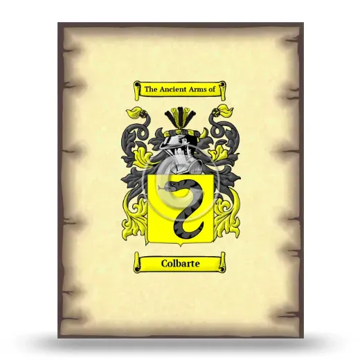 Colbarte Coat of Arms Print