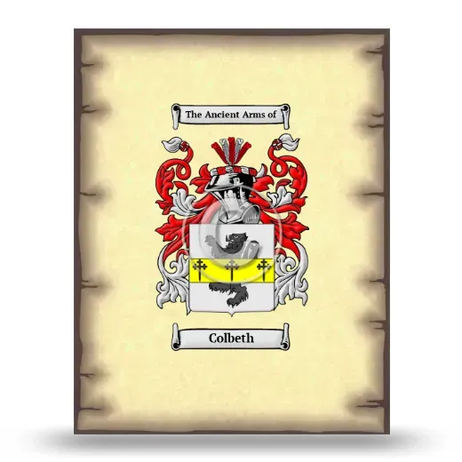 Colbeth Coat of Arms Print