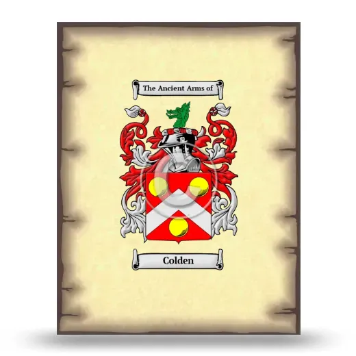 Colden Coat of Arms Print