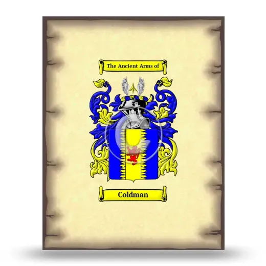 Coldman Coat of Arms Print