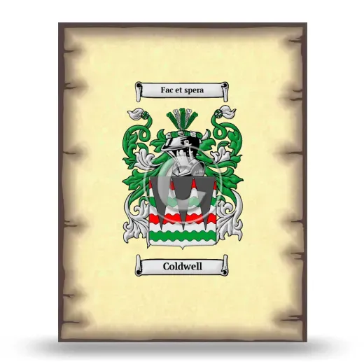 Coldwell Coat of Arms Print