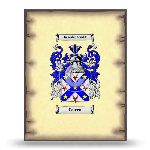 Coleen Coat of Arms Print