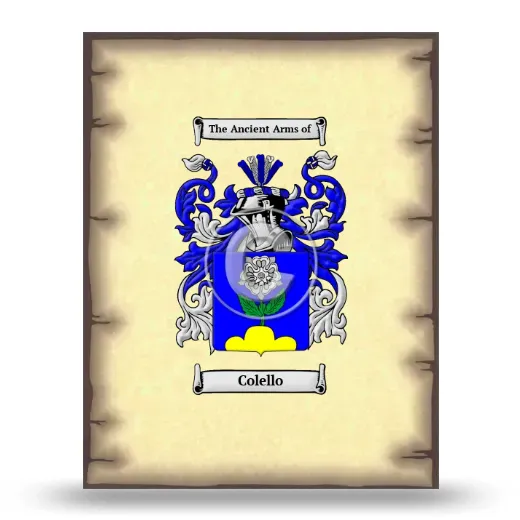 Colello Coat of Arms Print