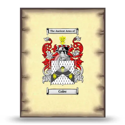 Coler Coat of Arms Print