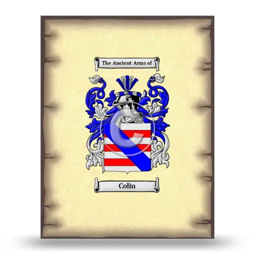 Colin Coat of Arms Print