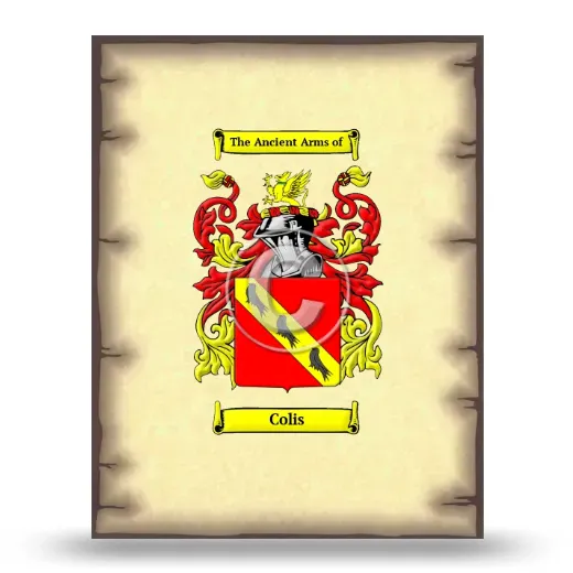 Colis Coat of Arms Print