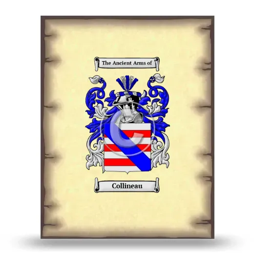Collineau Coat of Arms Print