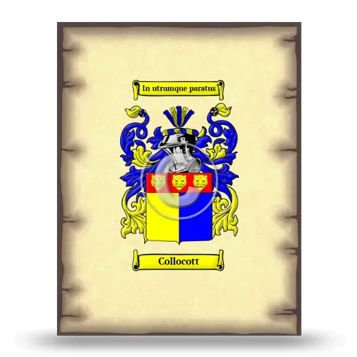 Collocott Coat of Arms Print