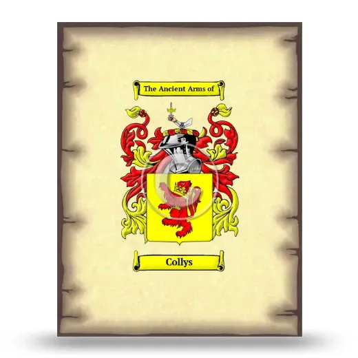 Collys Coat of Arms Print
