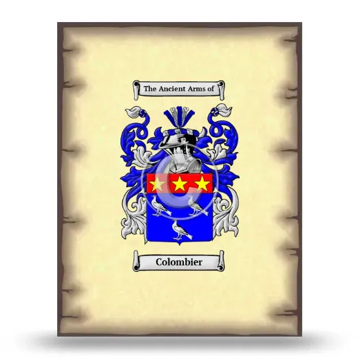 Colombier Coat of Arms Print