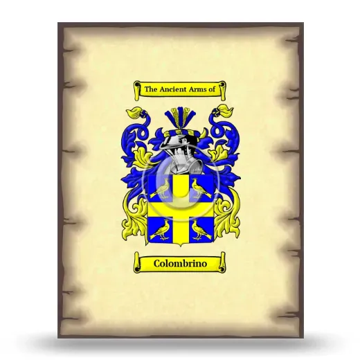 Colombrino Coat of Arms Print
