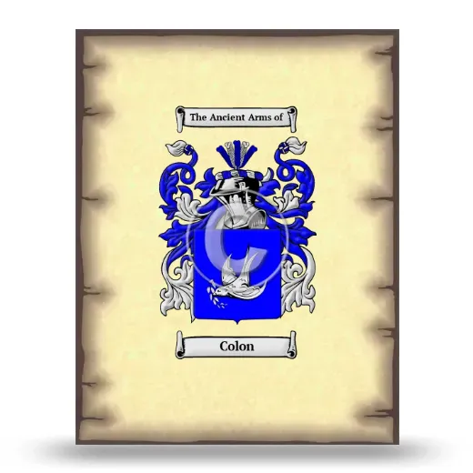 Colon Coat of Arms Print