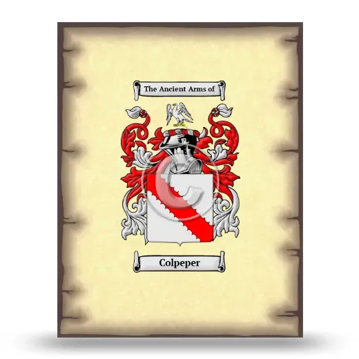 Colpeper Coat of Arms Print