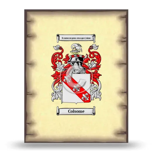 Colsome Coat of Arms Print