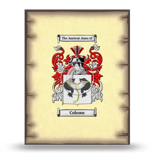 Colsons Coat of Arms Print