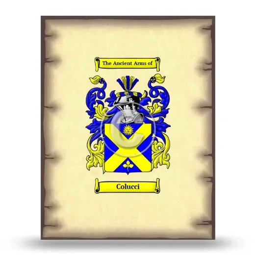 Colucci Coat of Arms Print
