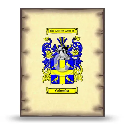 Columba Coat of Arms Print