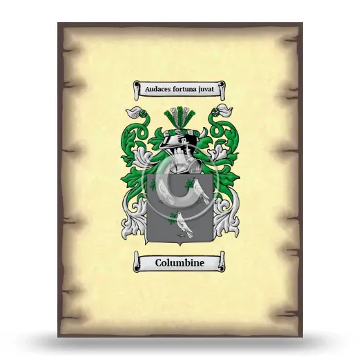 Columbine Coat of Arms Print