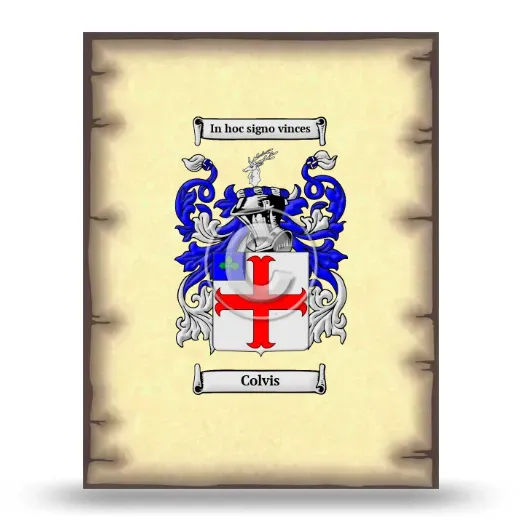 Colvis Coat of Arms Print