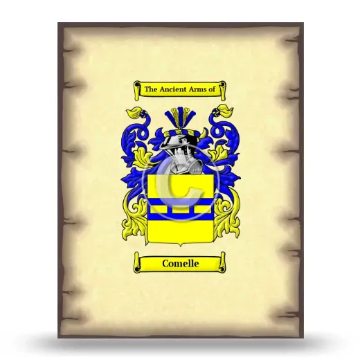 Comelle Coat of Arms Print