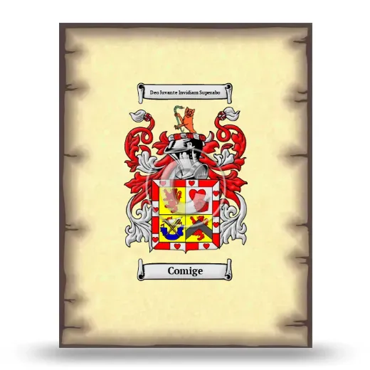Comige Coat of Arms Print